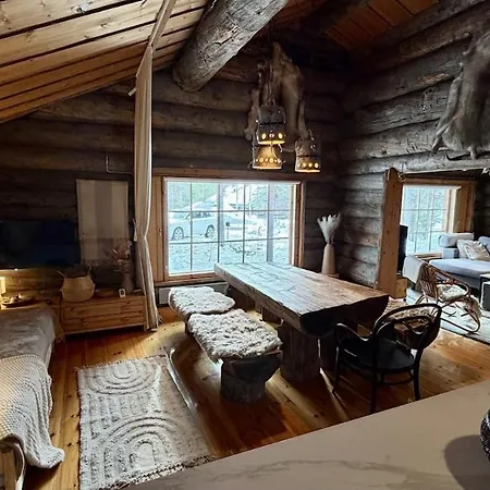 Apartment Saga, A Recently Renovated Log In Levi Kittila (Lapland)