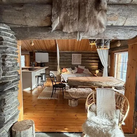 Saga, A Recently Renovated Log In Levi Kittila (Lapland)